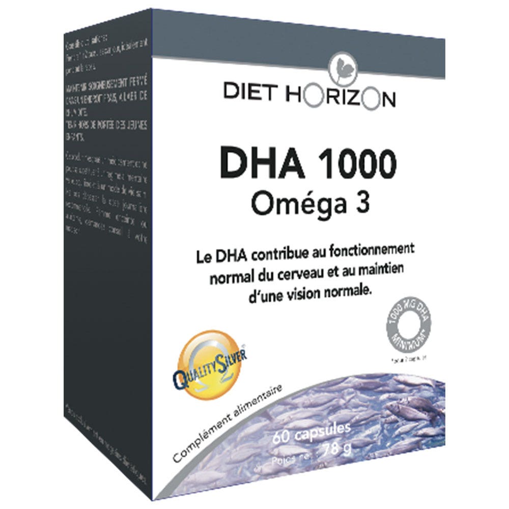 Diet Horizon Dha 1000 Oméga 3 60 Capsules