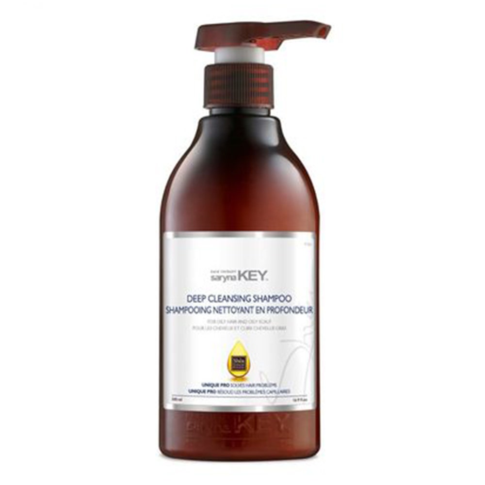 Saryna Key Shampooing nettoyant en profondeur cheveux et cuirs chevelus gras 500 ml