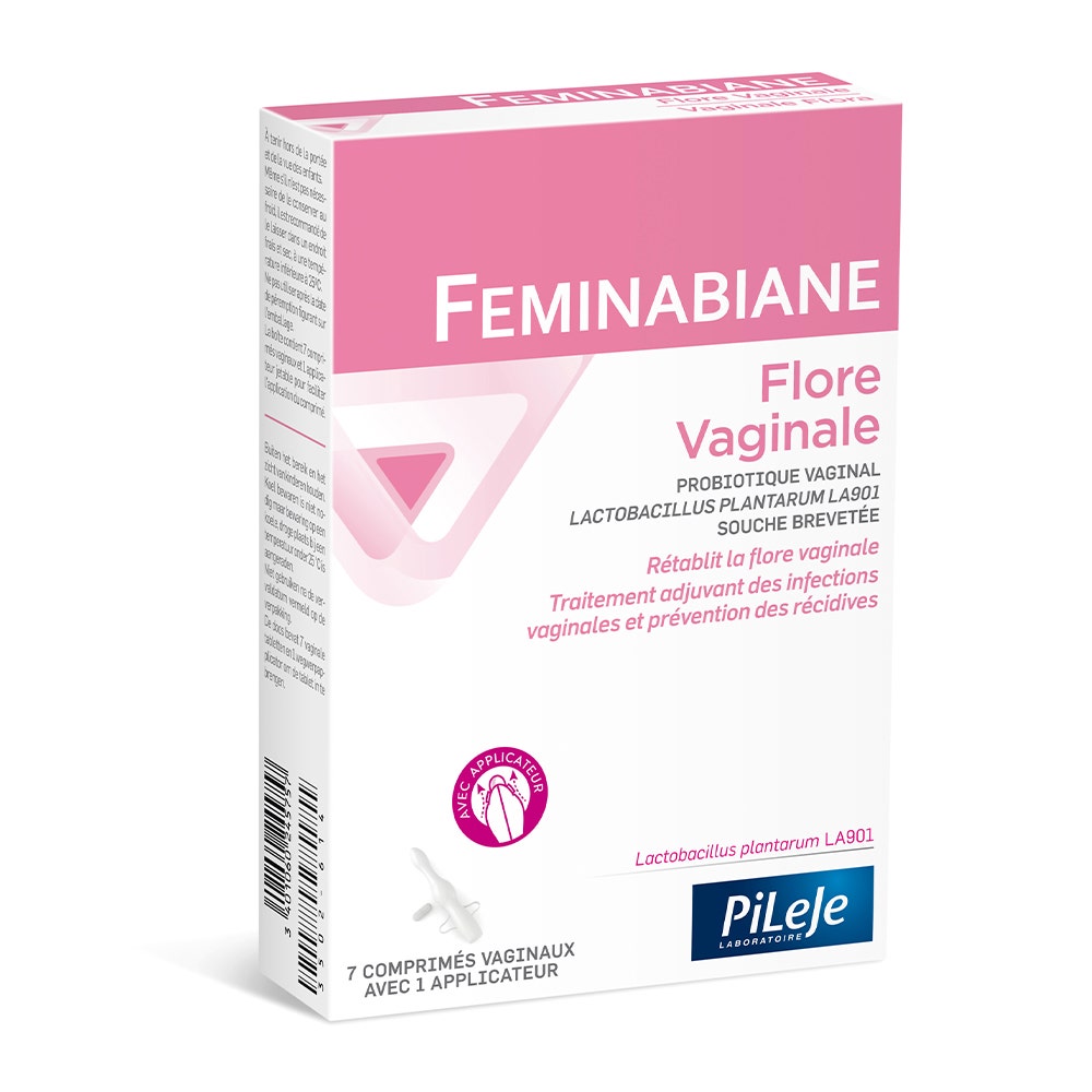 Pileje Flore Vaginal 7 Comprimes Vaginaux Feminabiane