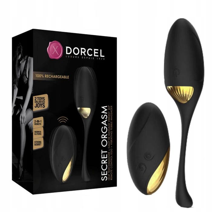 Marc Dorcel Oeuf vibrant Noir et Or Secret orgasm - Easypara Marc Dorcel Oeuf vibrant Noir et Or Secret orgasm - Easypara