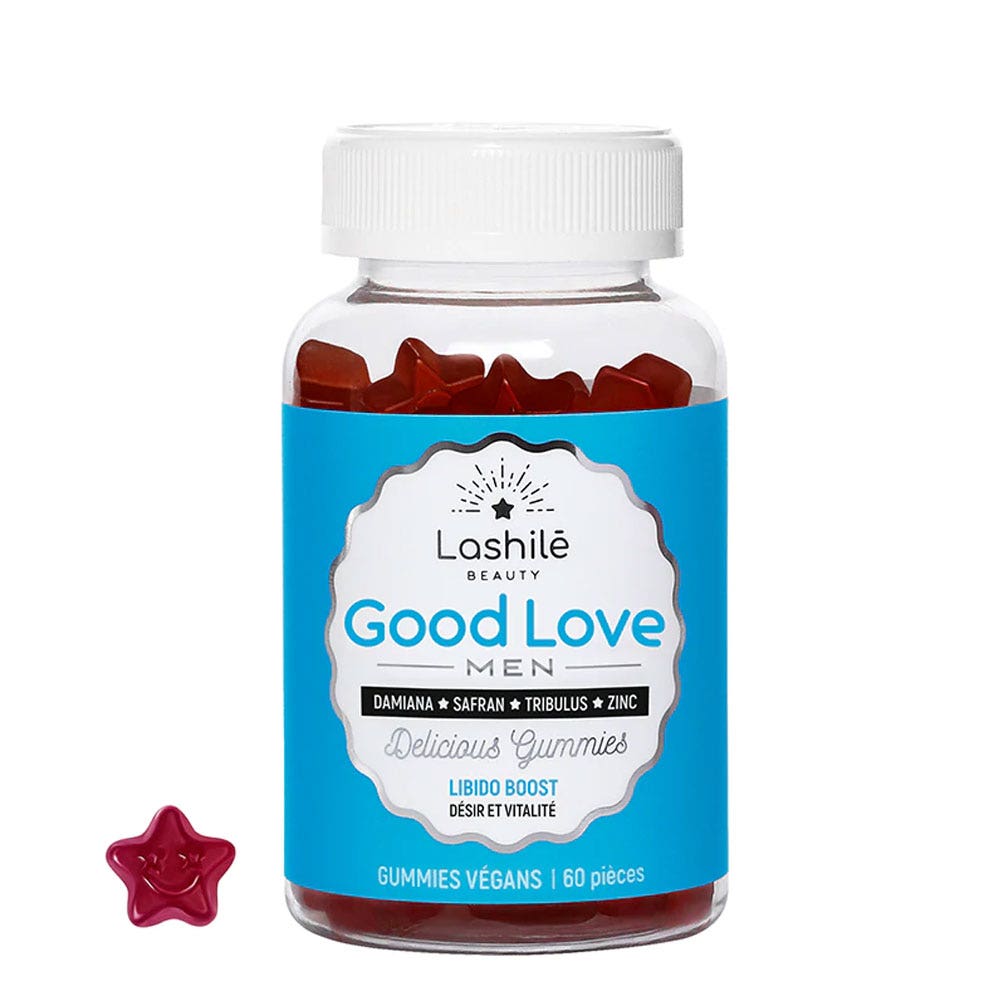 Lashilé Beauty Good Love Libido boost Pour Hommes 60 gummies