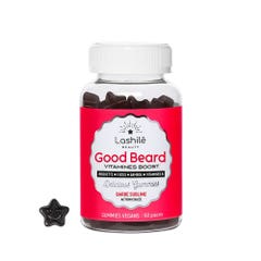 Lashilé Beauty Vitamines Boost Good Beard Barbe Sublime Pour Hommes 60 gummies