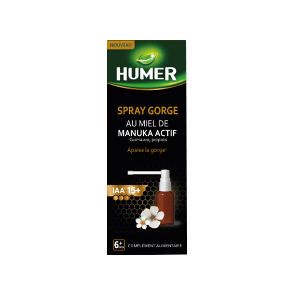 Humer Spray gorge au miel de Manuka actif 20ml