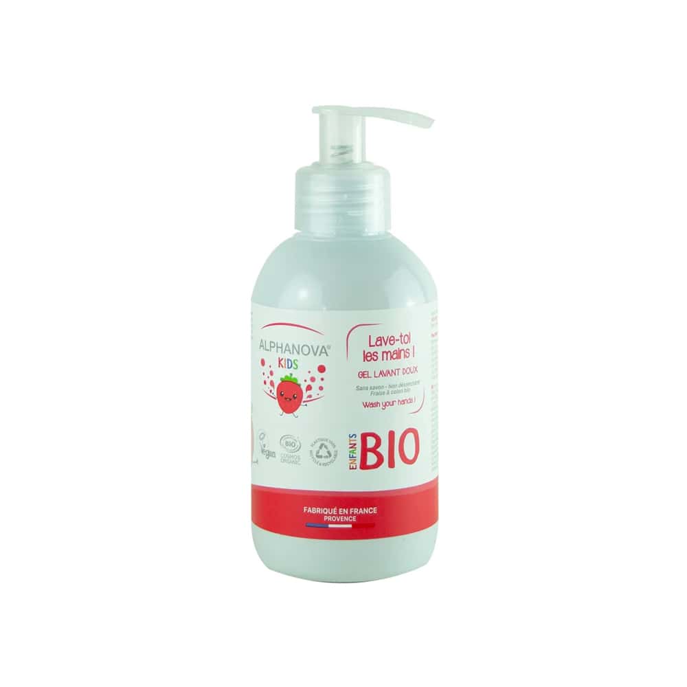 Alphanova Kids Gel Lavant Doux Lave Toi Les Mains Fraise 250ml