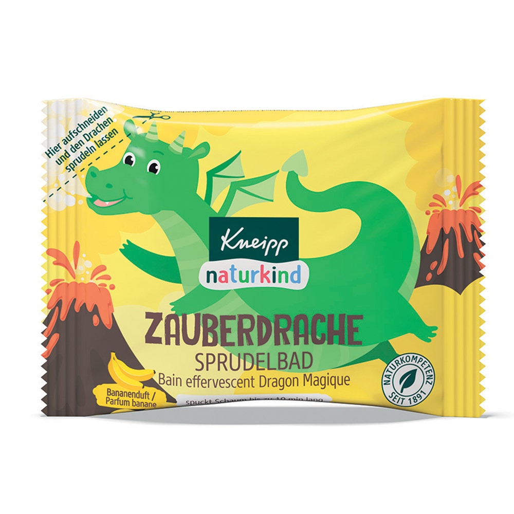 Kneipp Nature Kids Galet pour le Bain Dragon Magique Banane 80g