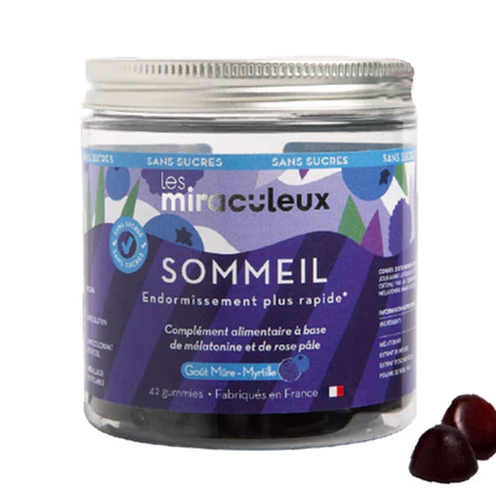 Les Miraculeux Gummies Sommeil 21 Jours Sans Sucres x42 gummies