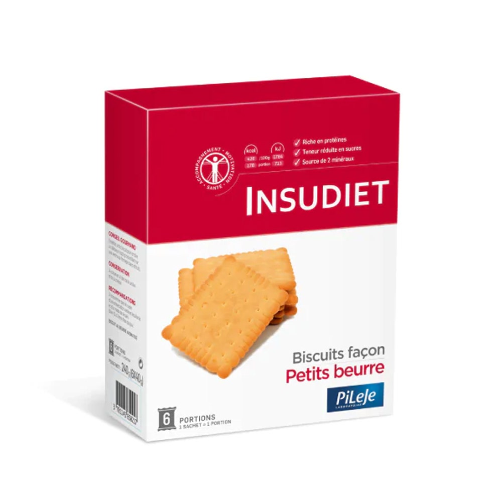 Insudiet Biscuits Façon Petit Beurre 6 sachets