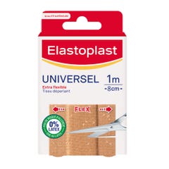 Elastoplast Universel 0% Latex Universel Tissu - Bandes À Découper 10 X 8cm