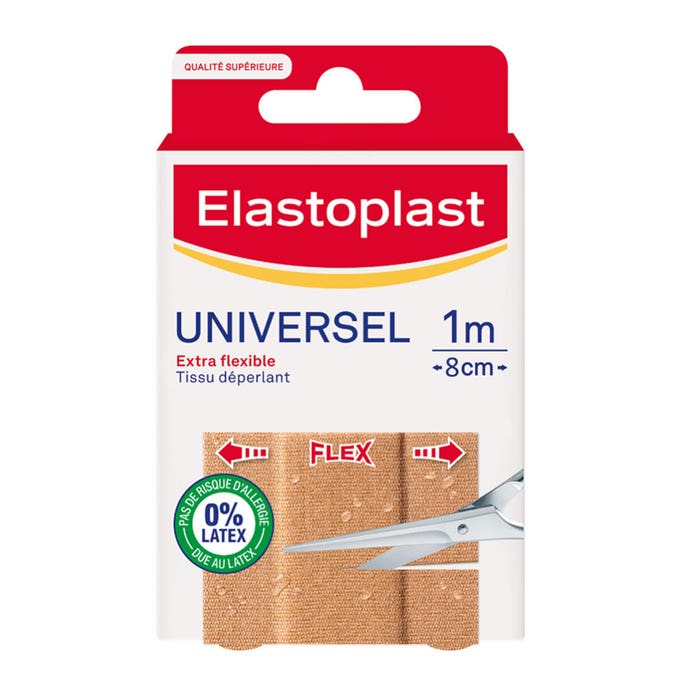 Universel Tissu - Bandes À Découper 10 X 8cm Universel 0% Latex Elastoplast