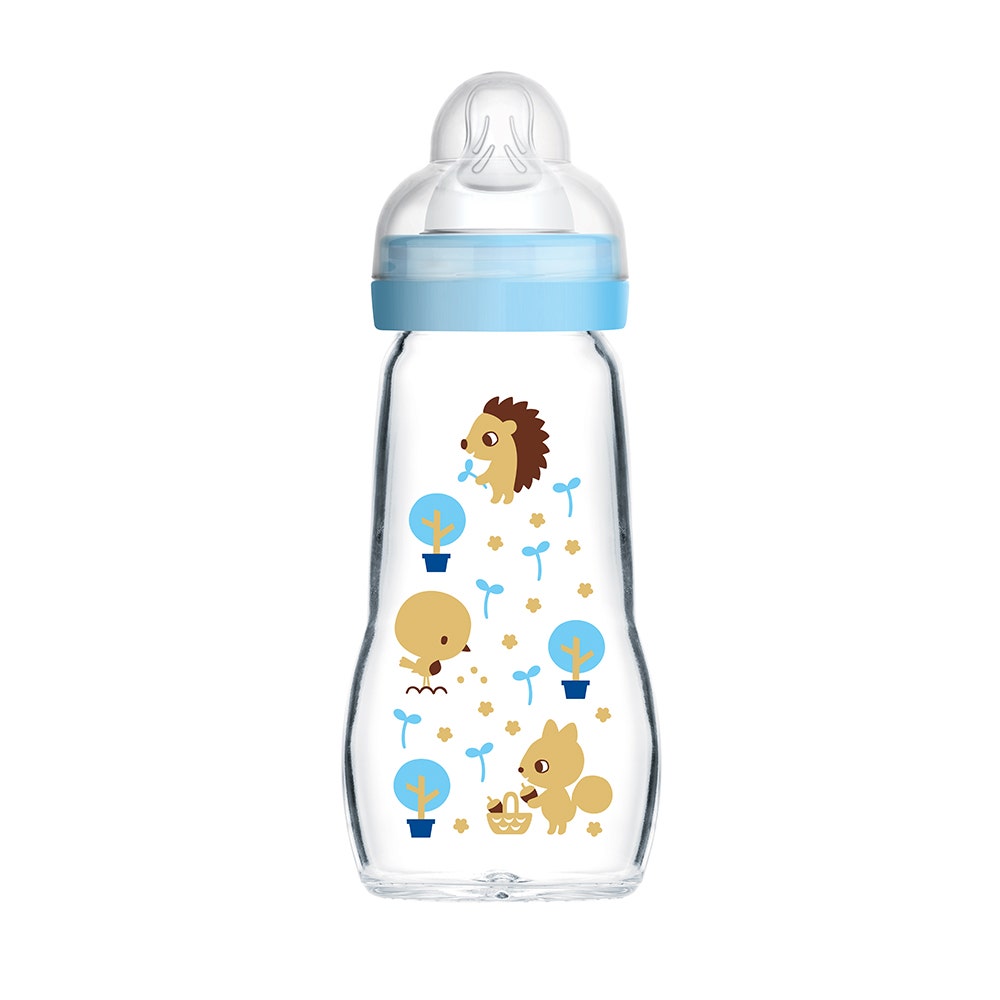 Mam Organic Garden Biberon En Verre Débit 2 0 à 6 Mois 260ml
