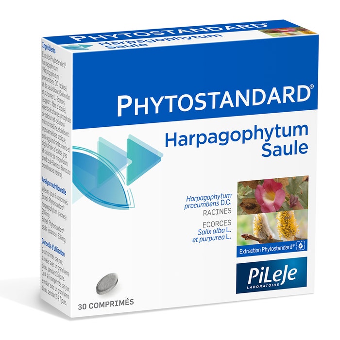 Pileje Phytostandard Harpagophytum Et Saule 30 comprimés