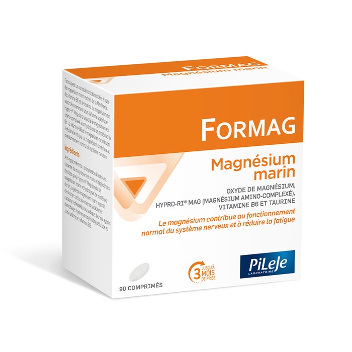 Pileje Formag Magnésium Marin Magnésium Marin 90 Comprimes