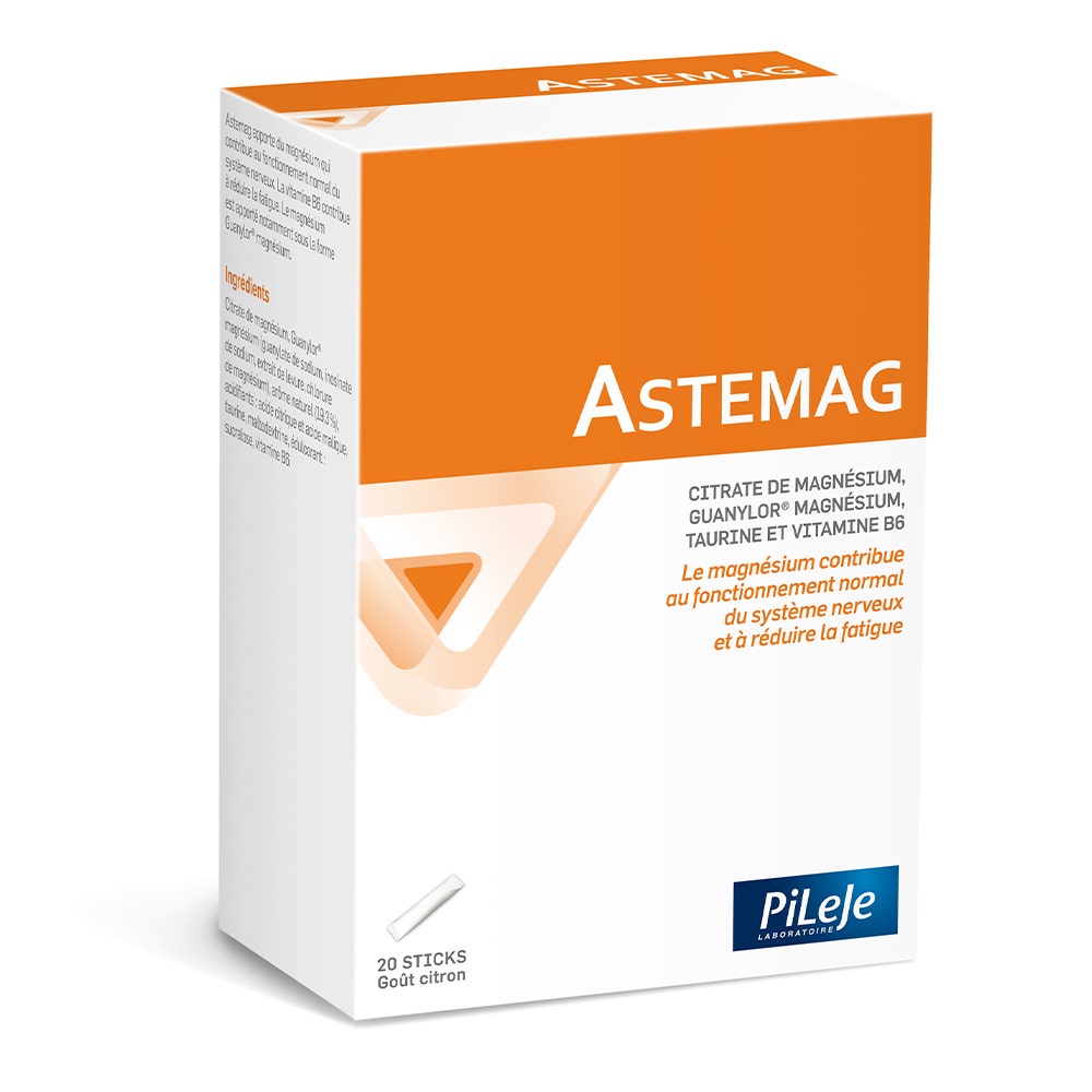Pileje Astemag Magnésium 20 sticks