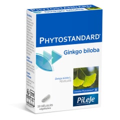 Ginkgo Bio 20 gélules Phytostandard Pileje