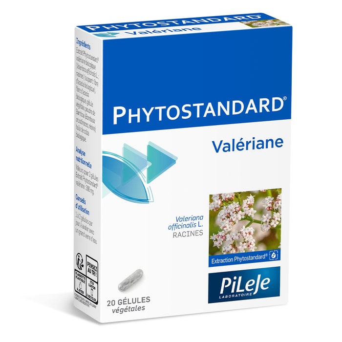 Valériane Bio 20 gélules Phytostandard Pileje