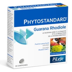 Pileje Phytostandard Guarana Et Rhodiola 30 comprimés