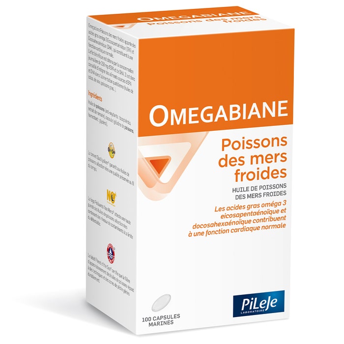 Pileje Omegabiane Poissons Des Mers Froides 100 capsules