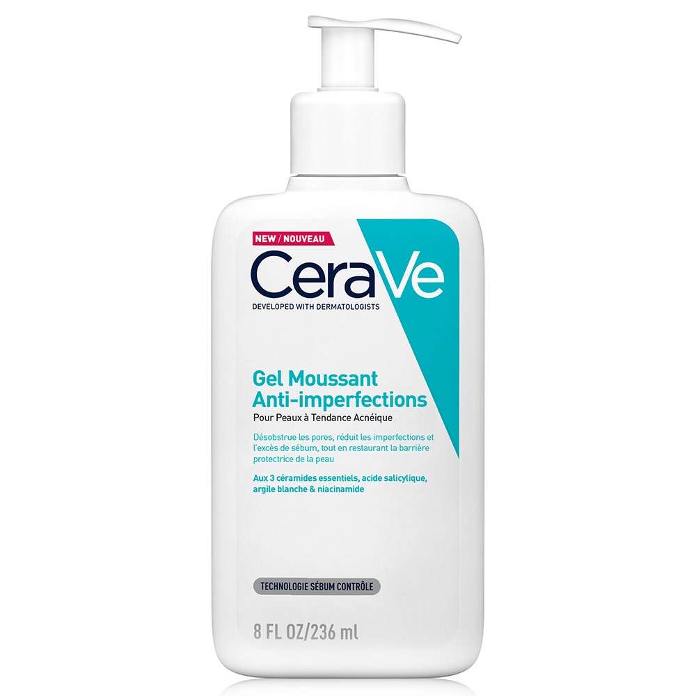 Cerave Face Gel Moussant Anti-imperfections Peaux à imperfections et à tendance acnéique 236ml - Easypara