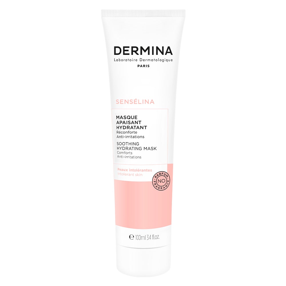 Dermina Senselina Masque Apaisant Hydratant Peaux Sensibles 100ml