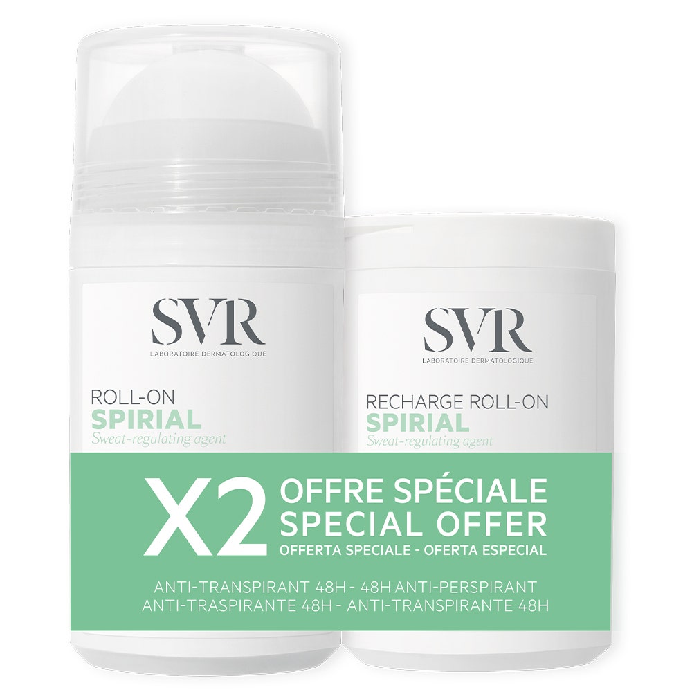 Svr Spirial Déodorant + recharge 2x50 ml