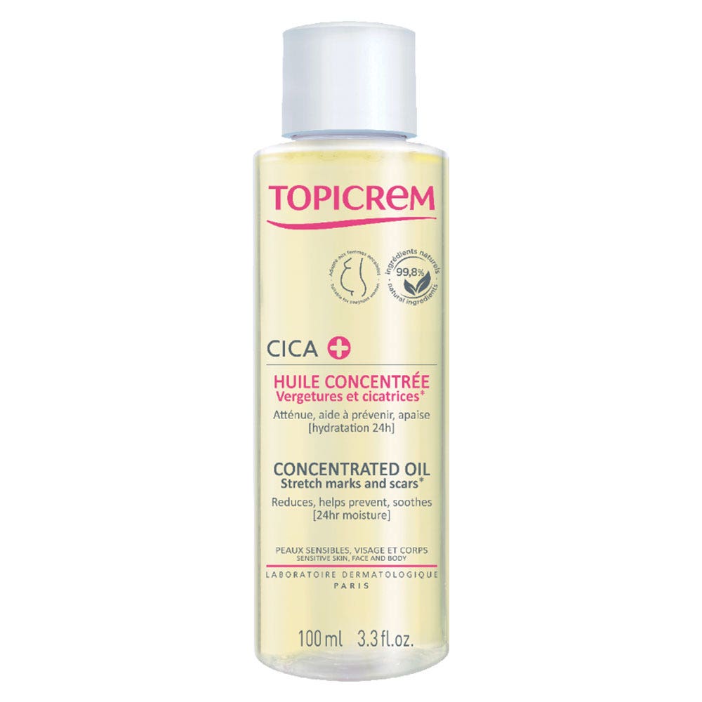 Topicrem Cica Pieles Irritadas Aceite concentrado estrías y cicatrices 100 ml
