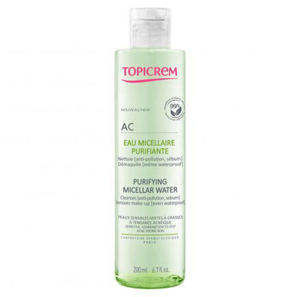 Topicrem Ac Peaux Mixtes A Grasses Eau Micellaire Purifiante 200ml