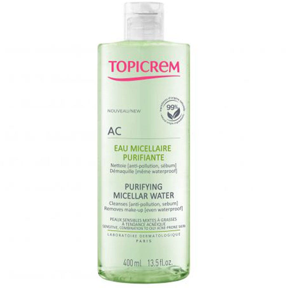 Topicrem Ac Peaux Mixtes A Grasses Eau Micellaire Purifiante 400ml