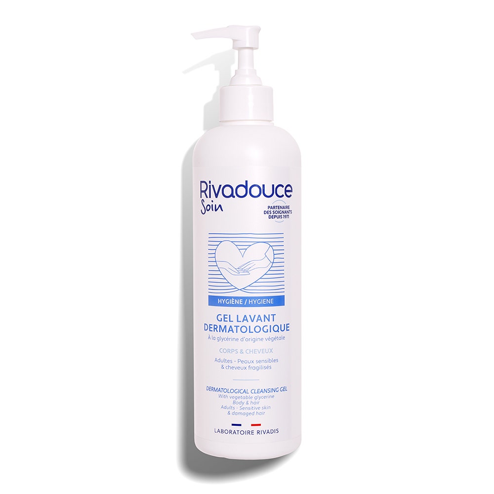 Rivadouce Soin Gel lavant dermatologique Corps et cheveux 500ml