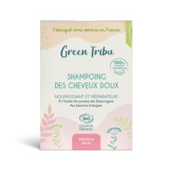 Green Tribu Shampoing des cheveux doux solide 85g