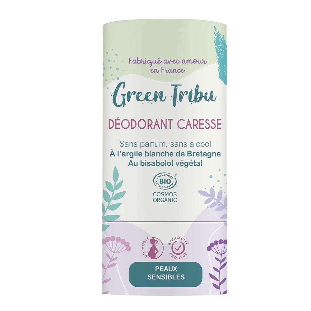 Green Tribu Déodorant caresse peaux sensibles 50g