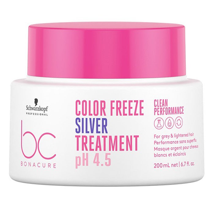 Masque 200 ml PH 4.5 Color Freeze BC Bonacure Cheveux blancs et éclaircis Schwarzkopf Professional
