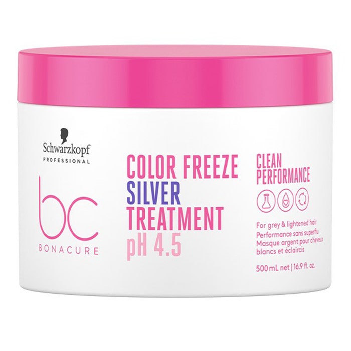 Masque 500 ml PH 4.5 Color Freeze BC Bonacure Cheveux blancs et éclaircis Schwarzkopf Professional