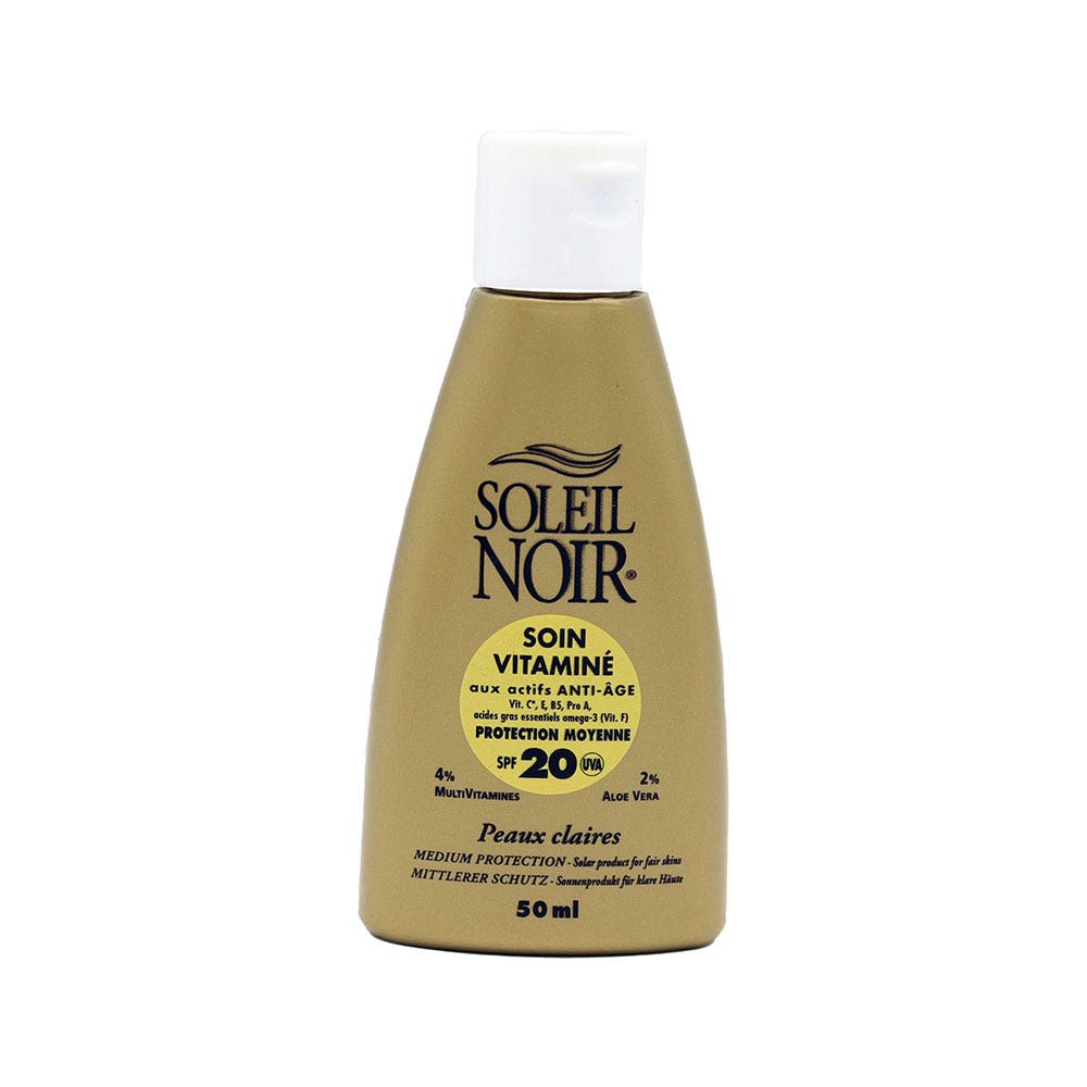 Soleil Noir N°16 Soin Vitamine Spf20 protection moyenne 50ml
