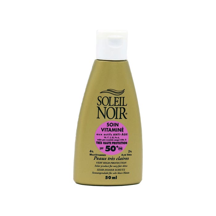 Soleil Noir N°59 Soin Vitamine Tres Haute Protection Spf50+ 50ml