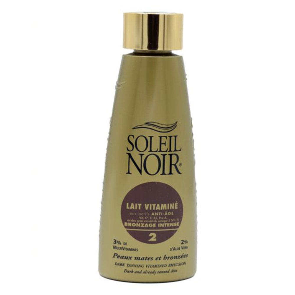 Soleil Noir N°50 Lait Vitamine Bronzage Intense Spf2 150ml