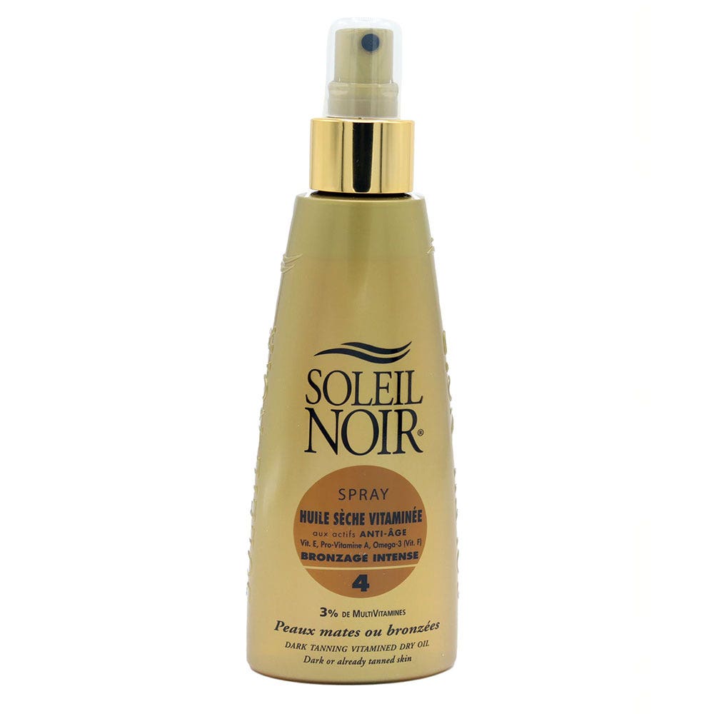 Soleil Noir N°13 Huile Sèche Vitaminee Bronzage Intense Spf4 150 ml