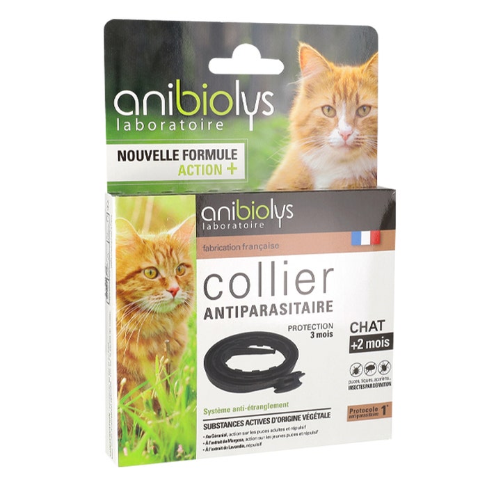 Anibiolys Colliers Antiparasitaire Chat + 12 Mois x1