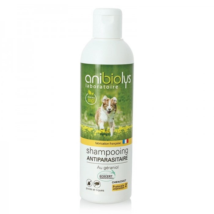 Anibiolys Shampooing anti-parasitaire Pour chiot et chien 250 ml