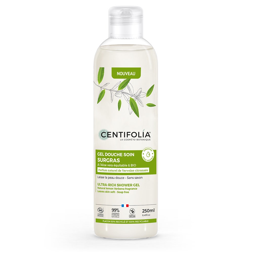 Centifolia Gel douche surgras parfum verveine citronnée 250ml