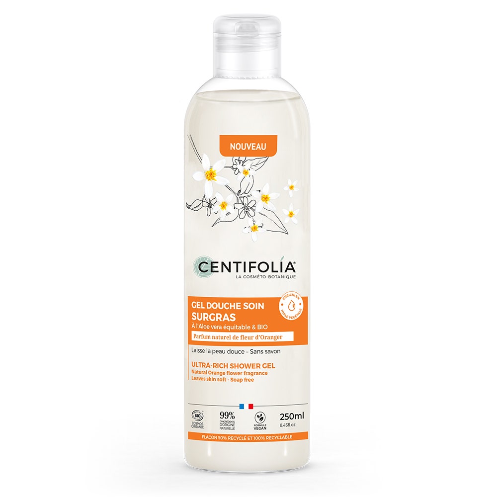Centifolia gel douche surgras parfum fleur d'oranger 250ml