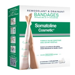 Somatoline Bandages Remodelants et Drainants x2 bandages