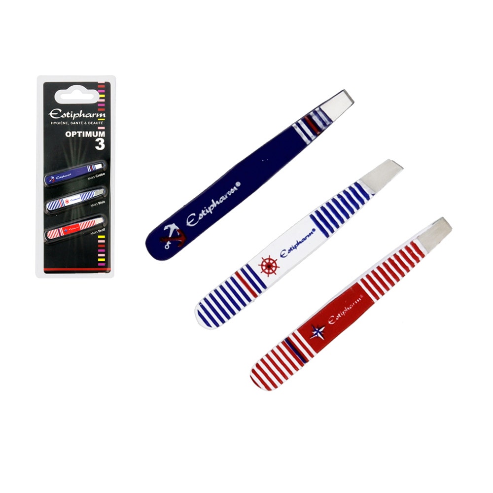 Estipharm Marina Mini pinces à épiler x3 OPTIMIUM 3