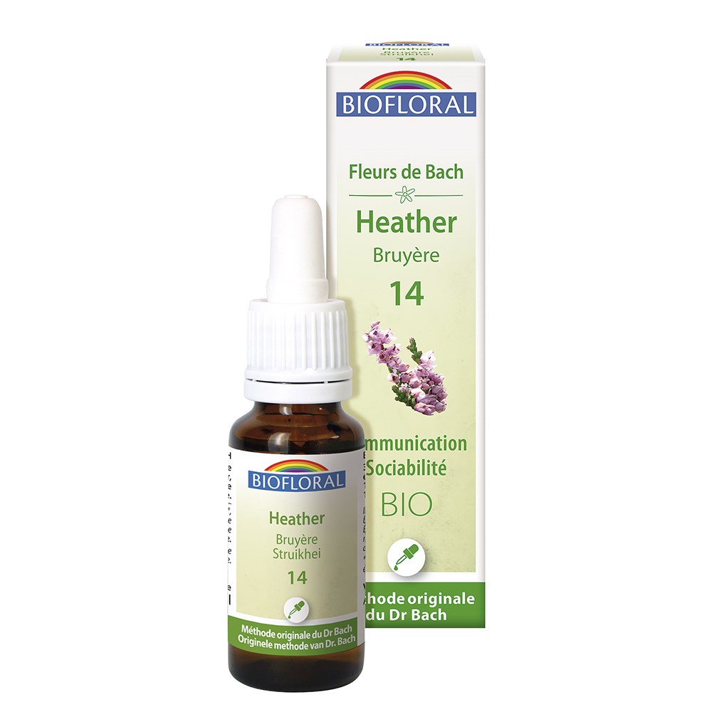 Biofloral N°14 Bruyere Bio Demeter Fleurs De Bach Sociabilite Communication 25ml