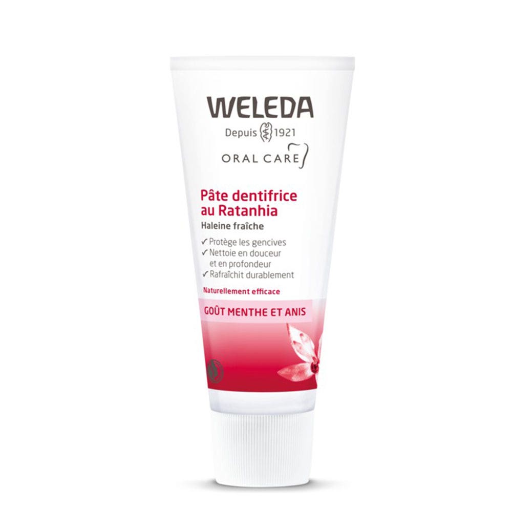 Weleda Pate Dentifrice Au Ratanhia 75ml