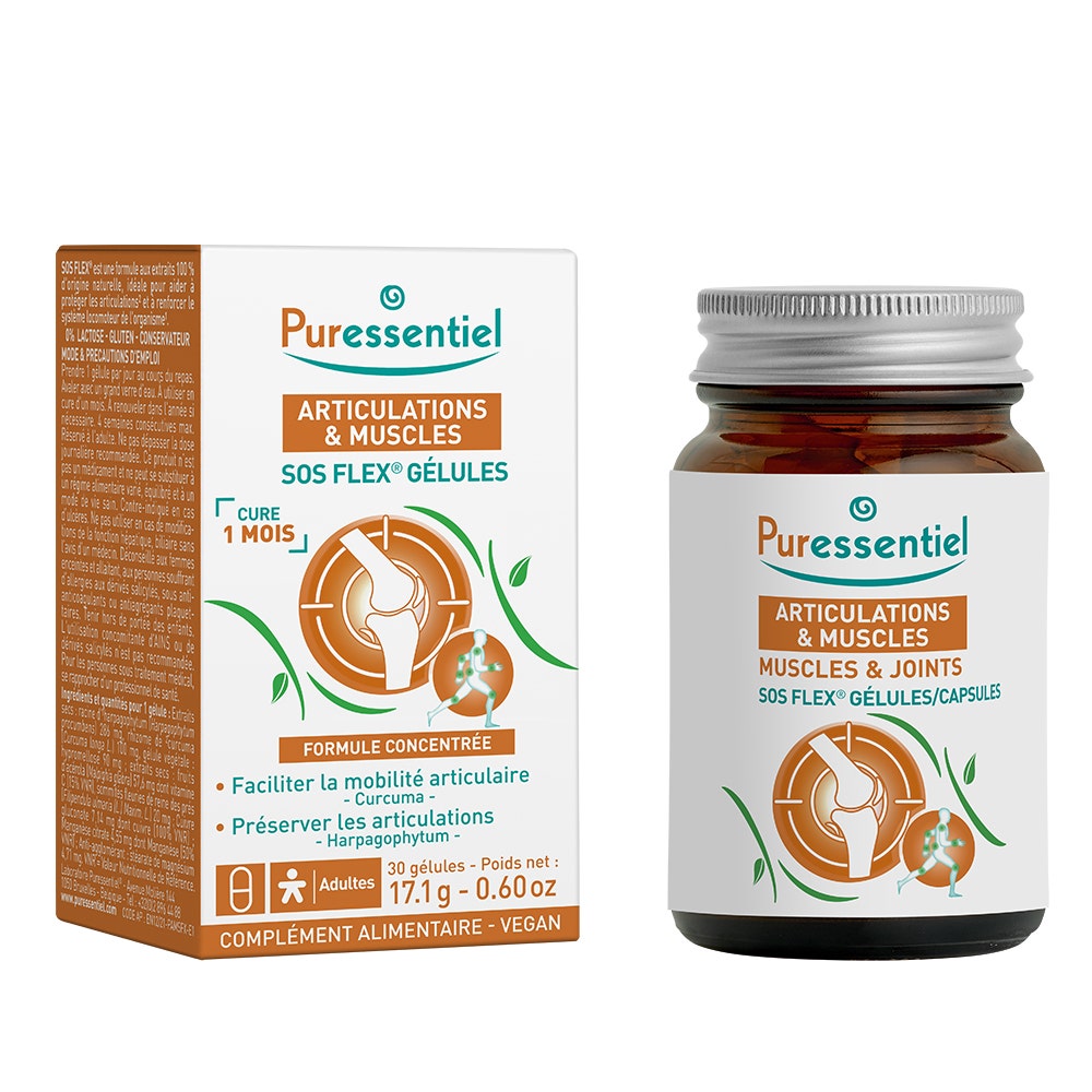 Puressentiel Articulations Et Muscles S.O.S Flex 30 Gélules
