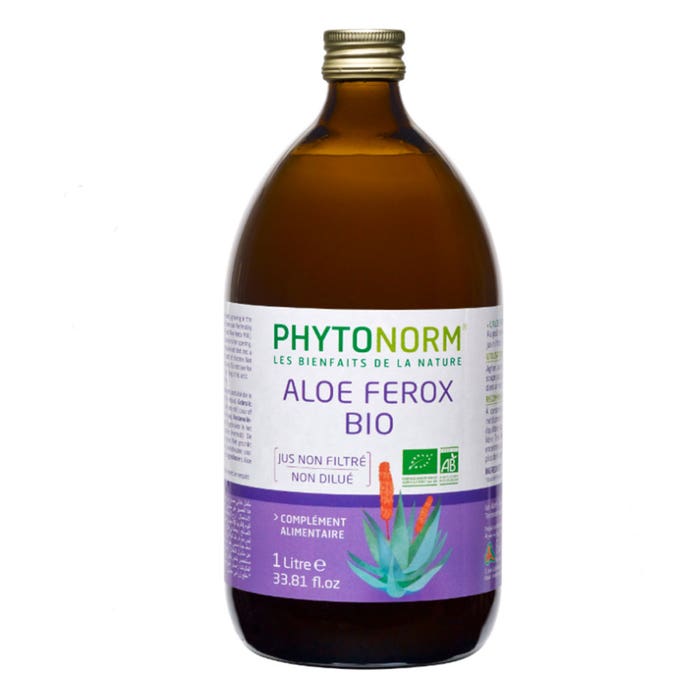 Phytonorm Jus D'aloe Ferox Non Filtre Bio 1l