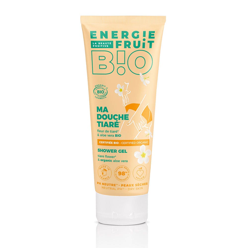 Energie Fruit Gel Douche Certifie Bio Fleur De Tiare & Aloe Vera 200ml