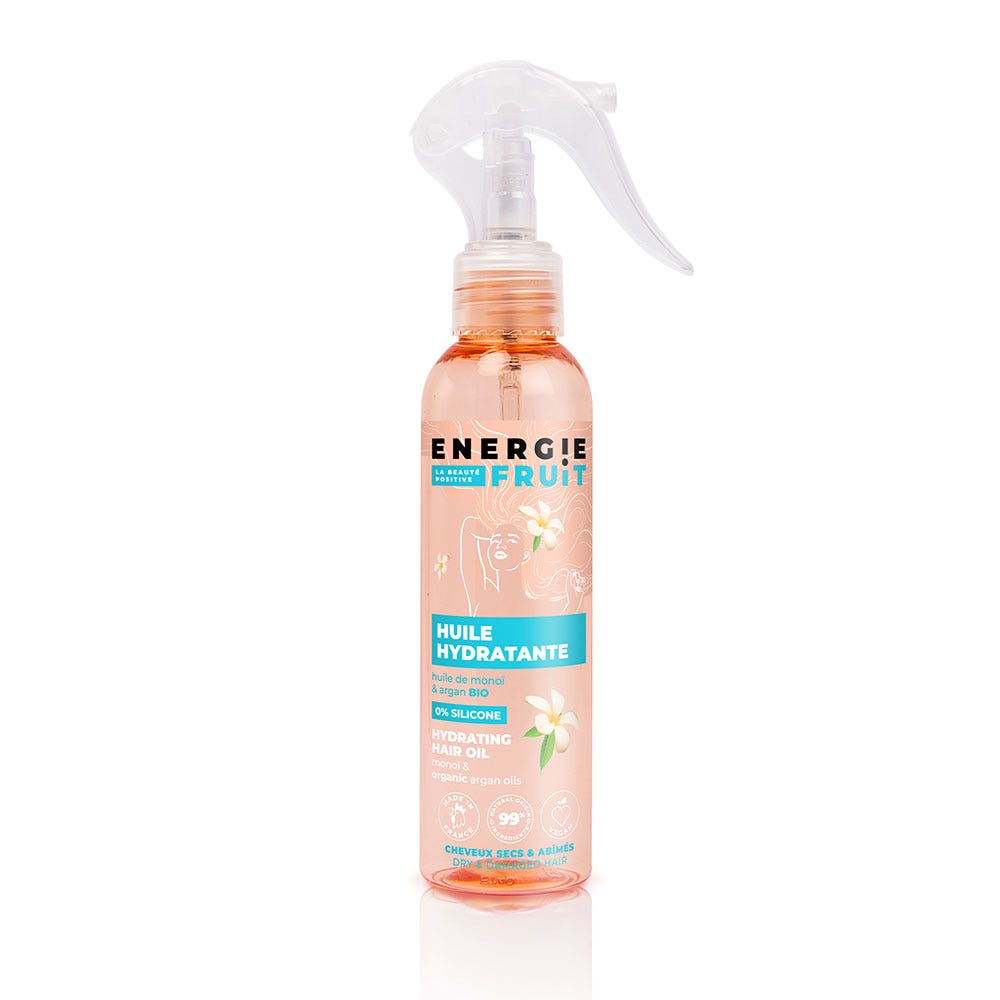 Energie Fruit Huile Capillaire Monoi & Huile D'argan Bio Cheveux Abimes 150ml