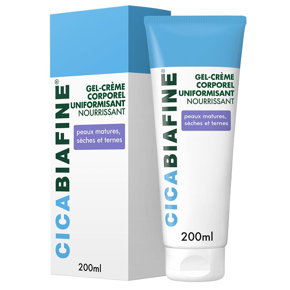 Cicabiafine Gel-creme Corporel Uniformisant Nourrissant Peaux Matures Et Seches 200ml