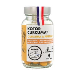 Kotor Curcuma + Piperine Digestion 60 Comprimés
